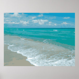 Extreme Relaxation Beach View Graphic Poster