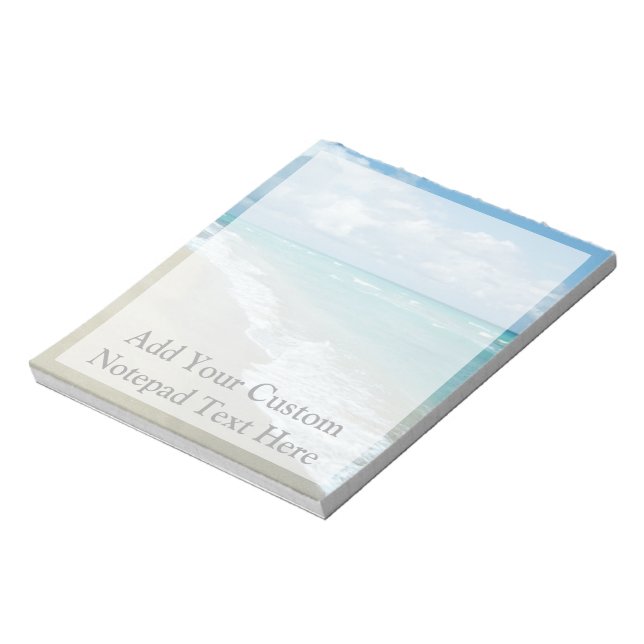 Extreme Relaxation Beach View Notepad (Rotated)