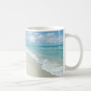Extreme Relaxation Beach View White Sand Coffee Mug