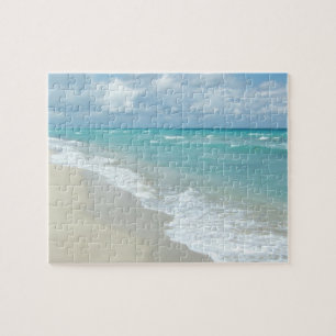 Extreme Relaxation Beach View White Sand Jigsaw Puzzle