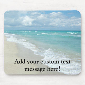 Extreme Relaxation Beach View White Sand Mouse Pad