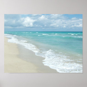 Extreme Relaxation Beach View White Sand Poster