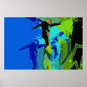 Extreme Riding- Snowboarders   Poster