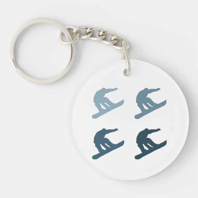 Extreme Snowboarding Key Ring (Front)