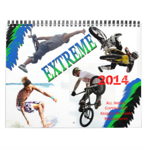 Extreme Sports 2014 Calendar, BY Karen J Williams Calendar
