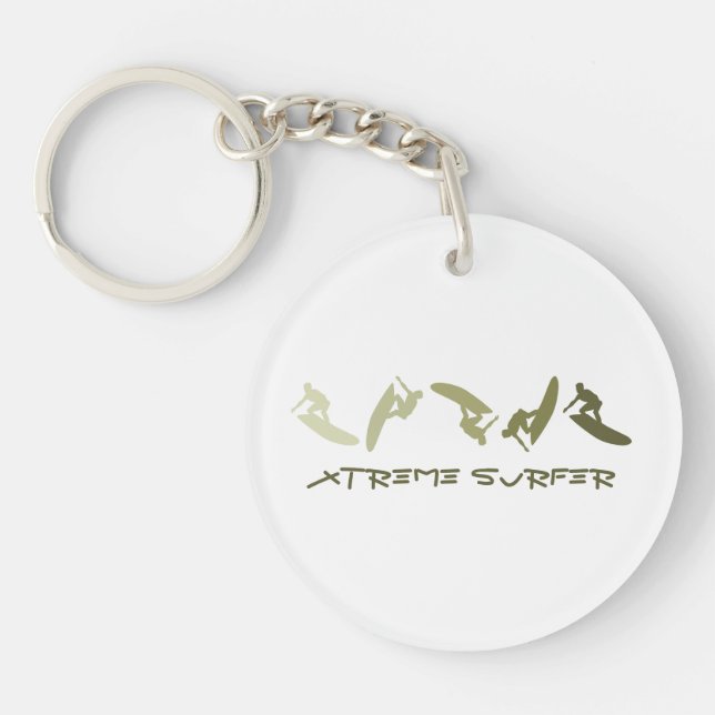 Extreme Surfing Key Ring (Front)