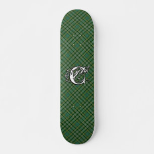 Extreme Tartan Clan Currie Monogram Skateboard