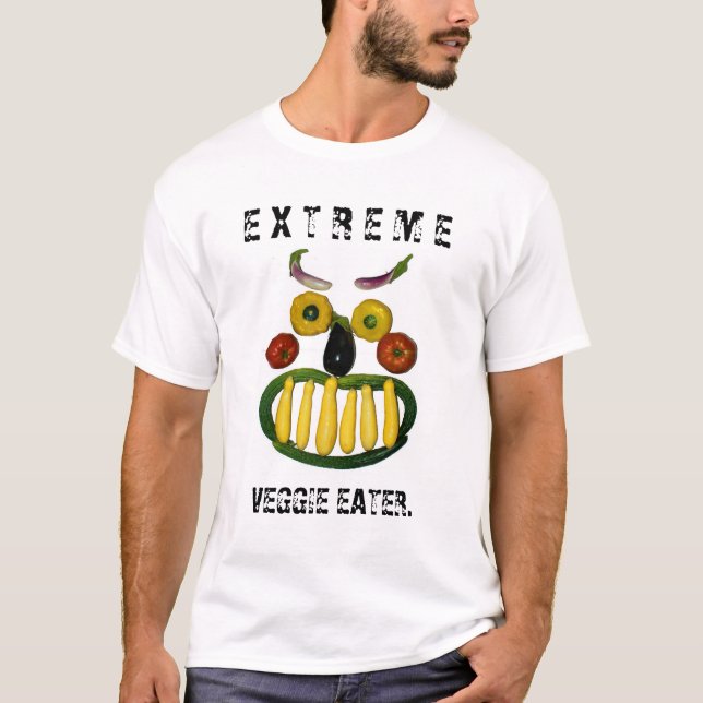 Extreme veggie eater. T-Shirt (Front)
