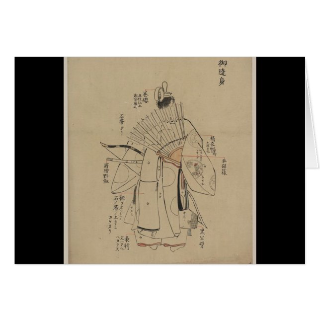 Extremely Detailed Portrait of Japanese Archer (Front Horizontal)