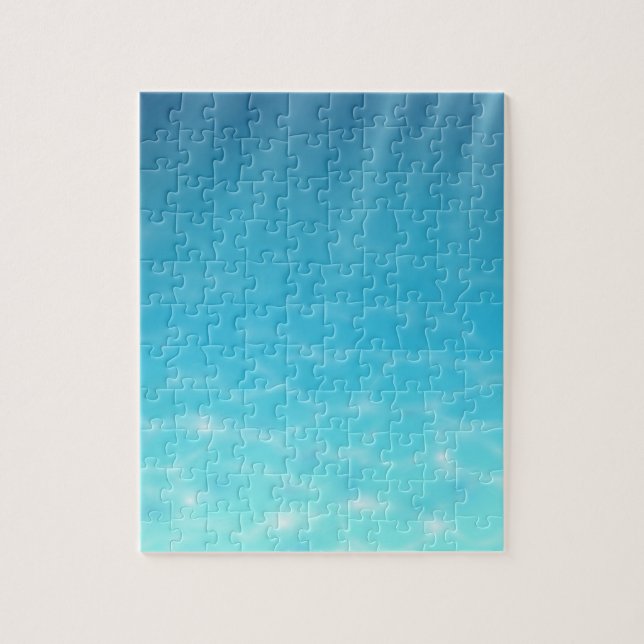 Extremely Difficult Underwater Shades of Blue Jigsaw Puzzle (Vertical)