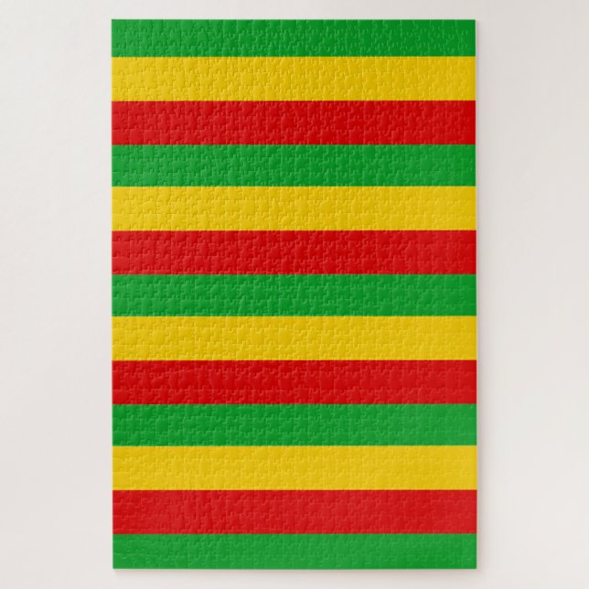 Extremely Hard Green Yellow Red Reggae Jigsaw Puzz Jigsaw Puzzle (Vertical)