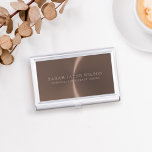 Extremely Important Rose Gold Business Card Holder<br><div class="desc">Add your name to this Extremely Important Rose Gold Business Card Holder and pop it in your bag. Perfect gift for the Extremely Important Person in your life</div>