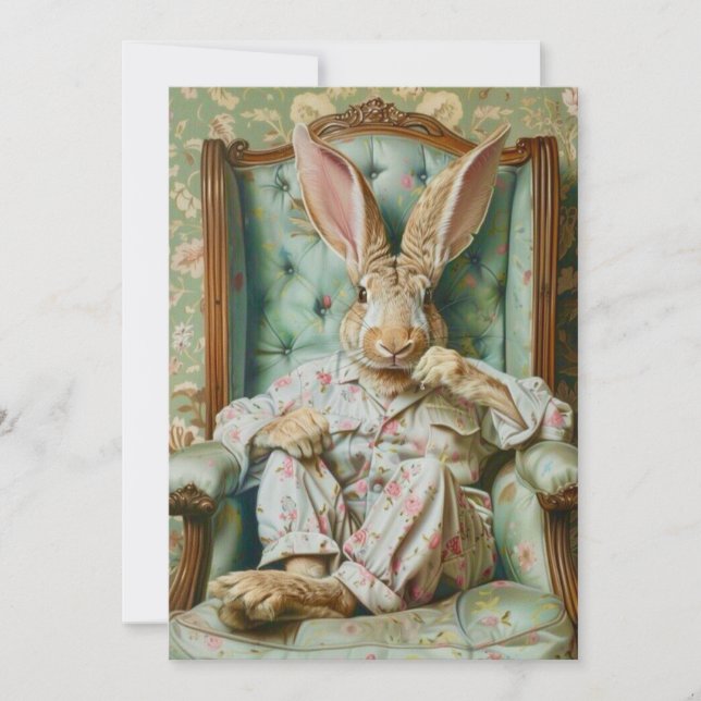 Extremely Sophisticated Rabbit Card (Front)