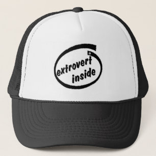 Extrovert inside T-Shirt Trucker Hat
