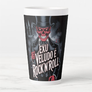 Exu Veludo é Rock'N'Roll #1 Latte Mug