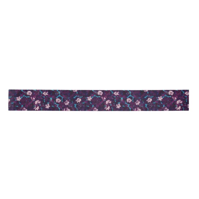 Exuberant frosting rose garden ribbon satin ribbon (Front)