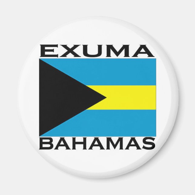 Exuma, Bahamas Magnet (Front)