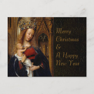 Eyck Madonna in Church CC0297 Christmas Postcard