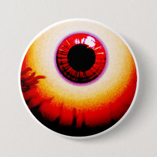 eye 7.5 cm round badge