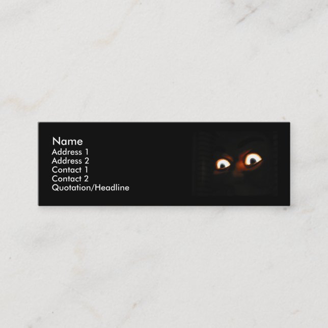 eye am . . . mini business card (Front)