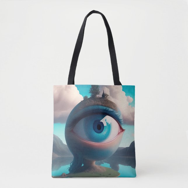 EYE AM WATCHING YOU TOTE BAG (Front)
