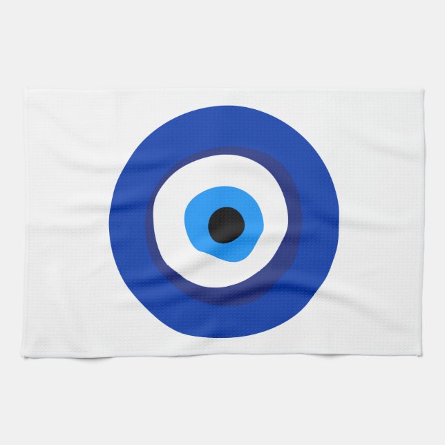 eye ancient symbol antiquity talisman superst tea towel (Horizontal)