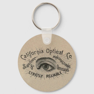 Eye Antique Advertising Optical Key Ring
