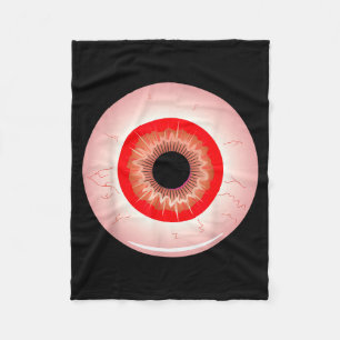 Eye-ball Lazy Halloween Costume Soky Y Funny Fleece Blanket