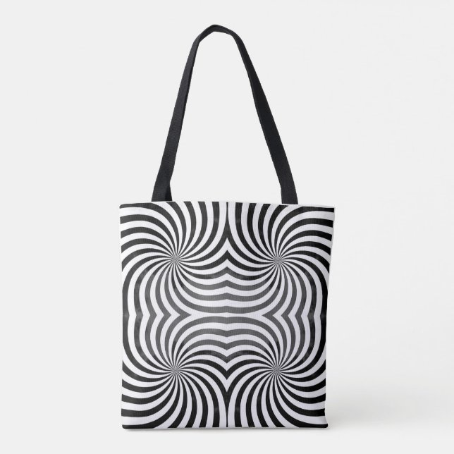 Eye Boggling Spiral Tote Bag (Back)