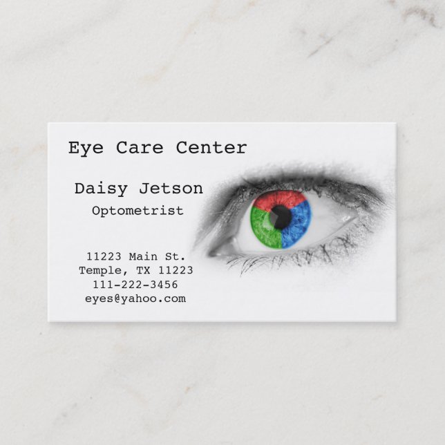 Eye Business Card (Front)