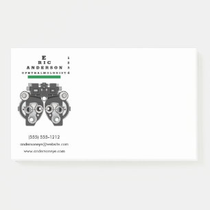 Eye Care Specialist Phoropter Post-it Notes