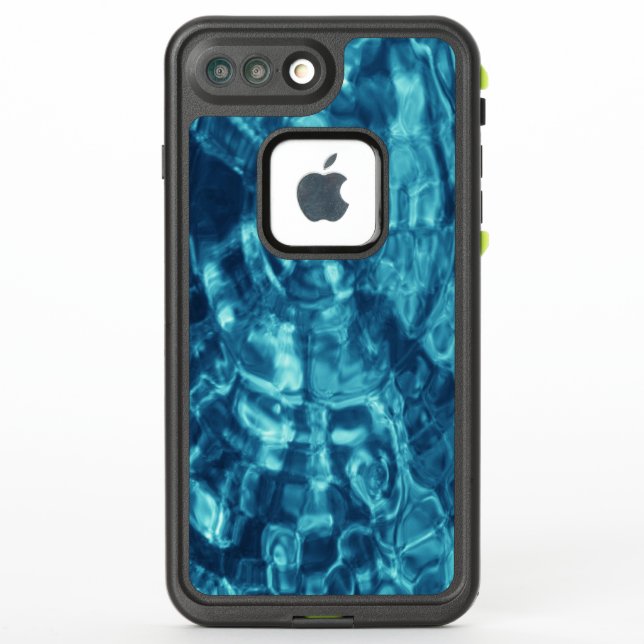 Eye-catching Abstract Blue Water Ripples LifeProof iPhone Case (Back)