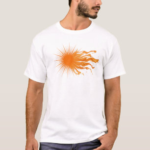 Eye-Catching ABSTRACT SUN Art Design T-Shirt