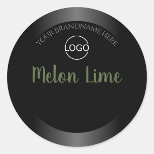 Eye Catching Black White Product Labels Add Logo