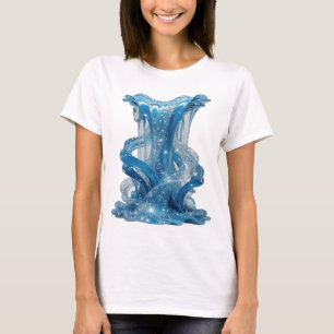 Eye-Catching Blue BLUE GLITTERING SLIME VASE T-Shirt