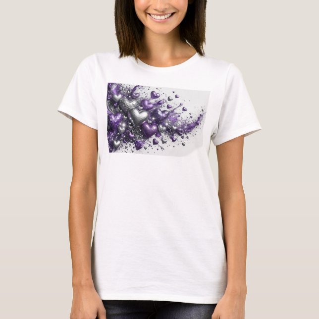 Eye-Catching Colourful ABSTRACT ART Graphic Tee (Front)