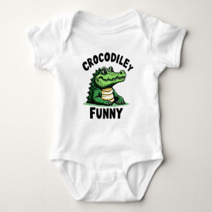 Eye-Catching Crocodile T-Shirt – Funny crocodile Baby Bodysuit
