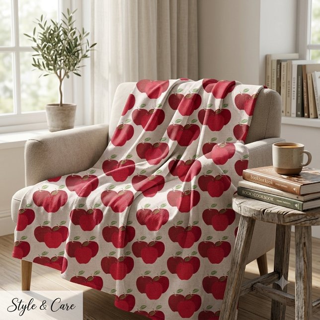 Eye Catching Fruit Apple Print Unique Fabric (Eye Catching Fruit Apple Print Unique Fabric)