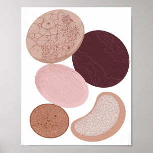 Eye-Catching Gray ABSTRACT ART Graphic Design Poster