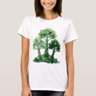 Eye-Catching Green GREEN EMERALD JEWELRY TREE T-Shirt