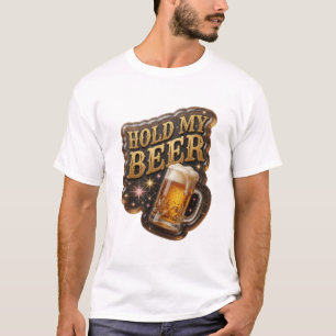 Eye-Catching HOLD MY BEER Shirt Design