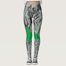 Eye catching leggings for exercise or casual wear.