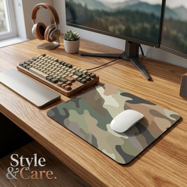 Eye Catching Modern Camouflage Pattern Mouse Pad (Eye Catching Modern Camouflage Pattern Mouse Pad)