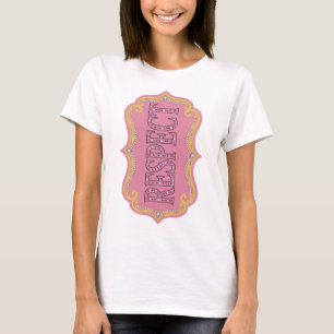 Eye-Catching Pink RESPECT Quote Design T-Shirt