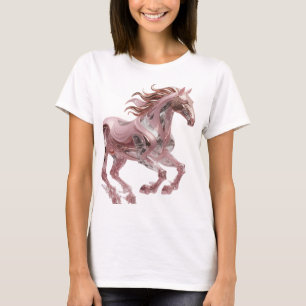 Eye-Catching Silver ABSTRACT ART Design T-Shirt