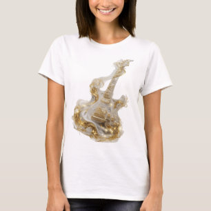 Eye-Catching Silver ABSTRACT ART Modern Design T-Shirt