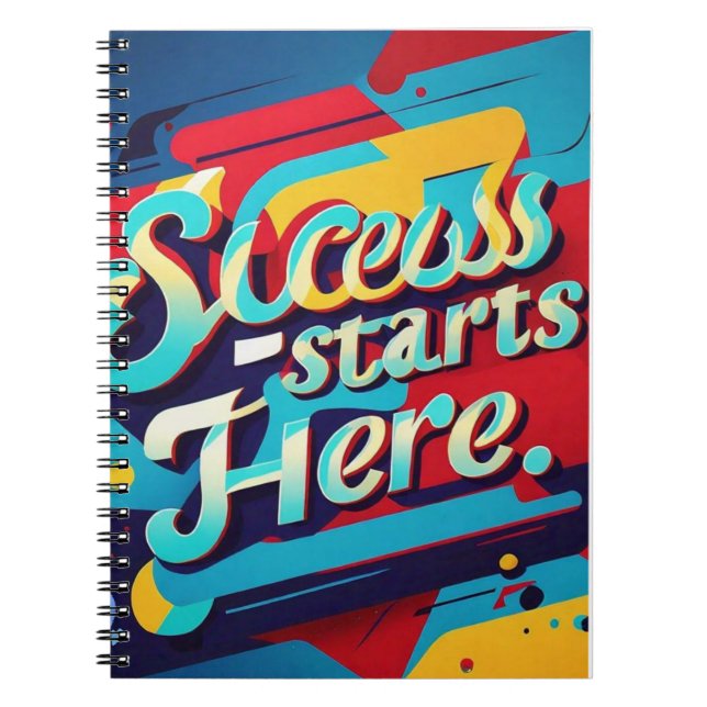 "Eye-Catching Success Art" Notebook (Front)