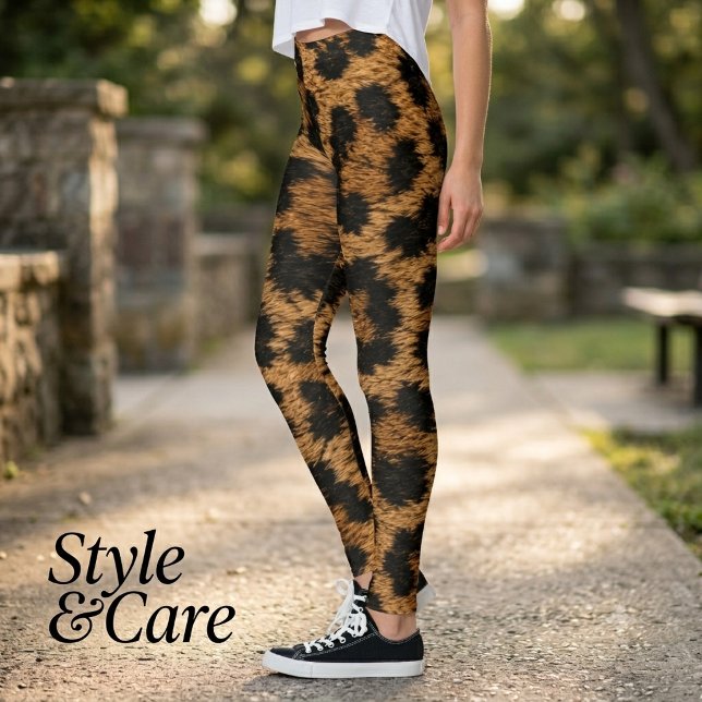 Eye Catching Trendy Leopard Pattern Stylish Leggings (Eye Catching Trendy Leopard Pattern Stylish Leggings)