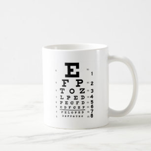 Eye Chart Coffee Mug
