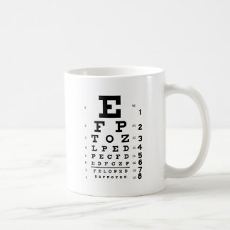 Eye Chart Coffee Mug